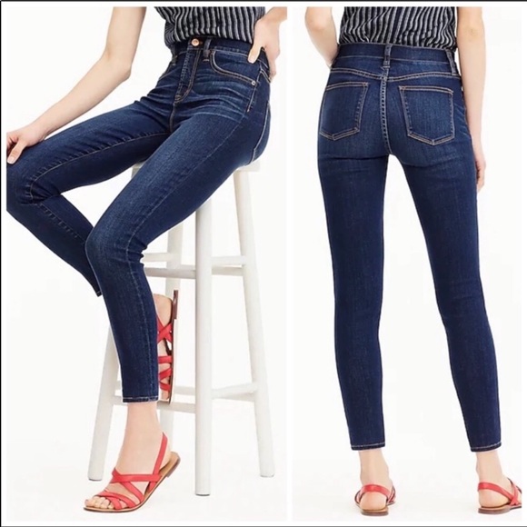 NWT J. Crew High Rise Toothpick Petite Jeans NWT - Picture 7 of 8